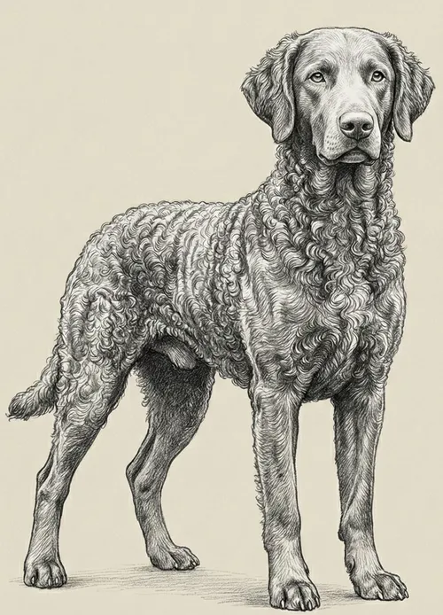 Retriever de pelo rizado